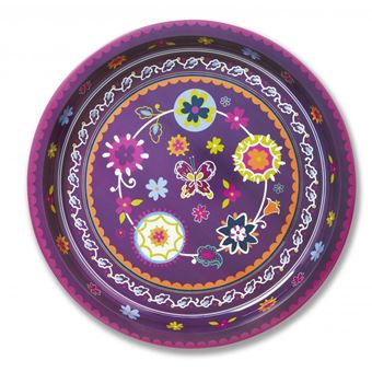 Picture of SUZANI ROUND TIN TRAY
